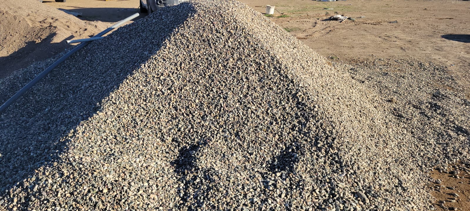 Acopio de áridos en Vallenar